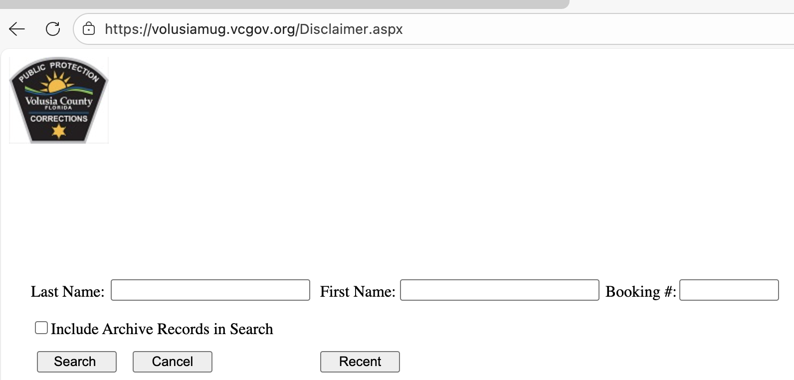Volusia County Inmate Search